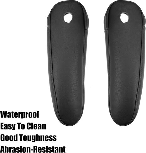 Car Front Seat Armrest Cover Skin Handle Decor Covers for Lexus RX300 RX330 RX350 2003 2004 2005 2006 2007 2008 2009 Black (Pair of 1) in Saudi Arabia