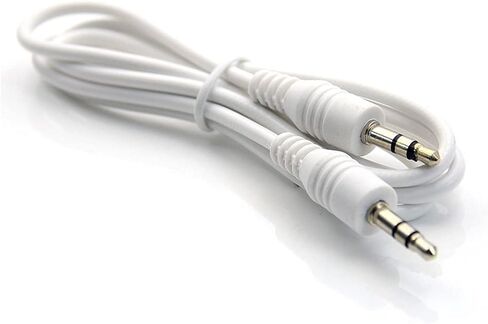 Audio Cord Cable for Companion 3 Series ii or 5 2.1 Multimedia Computer Speakers Black/White (White) in Kuwait