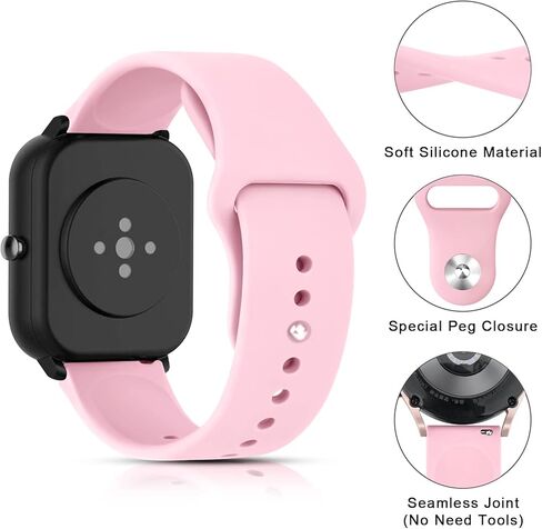 أحزمة رياضية متوافقة مع سوار ساعة Gizmo البديل للأطفال، أساور معصم بديلة من السيليكون الناعم قابلة للتعديل لساعة Gizmo 2 / ساعة Gizmo 1 الذكية للأولاد والبنات in Kuwait