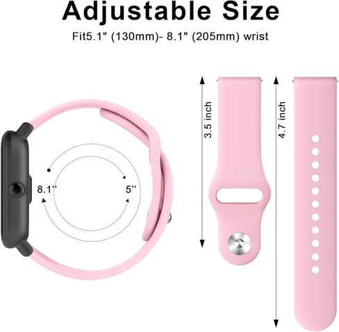 أحزمة رياضية متوافقة مع سوار ساعة Gizmo البديل للأطفال، أساور معصم بديلة من السيليكون الناعم قابلة للتعديل لساعة Gizmo 2 / ساعة Gizmo 1 الذكية للأولاد والبنات in Kuwait