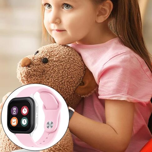 أحزمة رياضية متوافقة مع سوار ساعة Gizmo البديل للأطفال، أساور معصم بديلة من السيليكون الناعم قابلة للتعديل لساعة Gizmo 2 / ساعة Gizmo 1 الذكية للأولاد والبنات in Kuwait