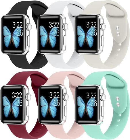 Libra Gemini Compatible with Apple Watch Band 38mm 40mm 41mm 42mm 44mm 45mm,Women Mens Soft Cute Silicone Sport iWatch Band Strap for Apple Watch Series 8/7/6/5/4/3/2/1/SE in Saudi Arabia