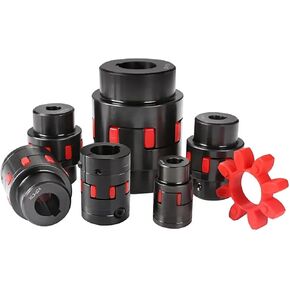 XL3 D64L90 Clamp Type 12/14/20/24/26/28/30/38mm CNC Motor Ballscrew Jaw Spider Plum Steel Shaft Coupler Flexible Coupling 1Pcs(14x32) in Saudi Arabia