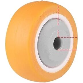 4 قطع/عجلات دفعات 1.5 بوصة TPE عجلات/عجلات مطاطية عجلات عالمية نايلون مقاومة للارتداء in Kuwait