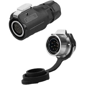8-pin M16 size power signal connector female and male socket outdoor IP67 in Kuwait