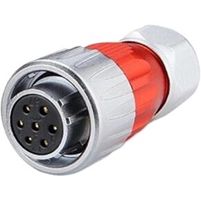 7 pin power circular connector female outdoor waterproof IP67 metal M20 in Kuwait
