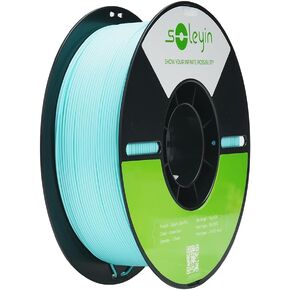 Soleyin Ultra PLA 3D Printer Filament PLA Filament 1.75mm, High Speed 30-300mm/s Dimensional Accuracy +/- 0.02mm, Fit Most FDM 3D Printers, 1kg Spool (2.2lbs) (Gray) in Saudi Arabia