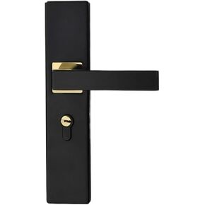 American Black Mute Bedroom Door Lock with Keys Security Entrance Door Handle Lock Interior Door Knobs Lock 1Pcs(Magnetic Lock CORE_50MM) in Saudi Arabia