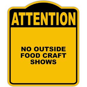 لا توجد مركبة خارجية خارجية تظهر الاهتمام العلامة المركب الأسود الصفراء 20 × 24 بوصة in Kuwait