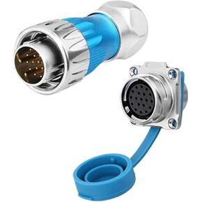 19 pin power connector male and female socket waterproof IP67 heavy duty metal in Saudi Arabia