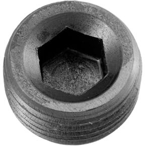 01 an NPT Hex Head Pipe Plug, Black - Pack of 2 in Saudi Arabia