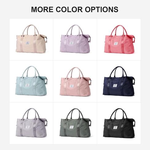 Sport Travel Duffle Bag Large Gym Tote Bag for Women, Weekender Carry on Bag for Airplane, Ladies Beach Overnight Bag Waterproof Luggage Bag with Wet Pocket in Kuwait