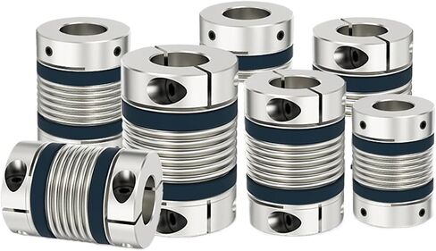 LB-B-D16L30 LB-D-D16L27 Shaft Coupling LB D16L27/30 Bellows Flexible Motor Coupler CNC Aluminium High Elasticity Universal Joint 3D Printer 1Pcs(LB-B-D16L30-4X4) in Saudi Arabia