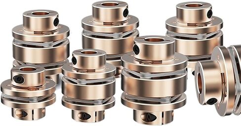 LE1-B-D26L26 LE2-B-D26L35 Flange Coupling LE D26L26/35 Flexible Motor Shaft Coupler Aluminium Diaphragms Universal Joint for 3D Printer CNC 1Pcs(LE1-B-D26L26-4X6) in Saudi Arabia