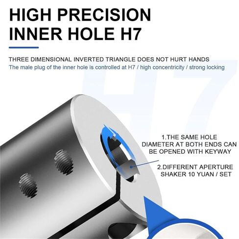 LL-B-D32L32 LL-B-D32L42 L-B-D32L45 اقتران رمح LL D32L32/42/45 موصل محرك عزم الدوران الصلب العنكبوت CNC CNC Aluminium Consile 3D Printer 1PCS (LL-B-D32L45-16X16) in Kuwait