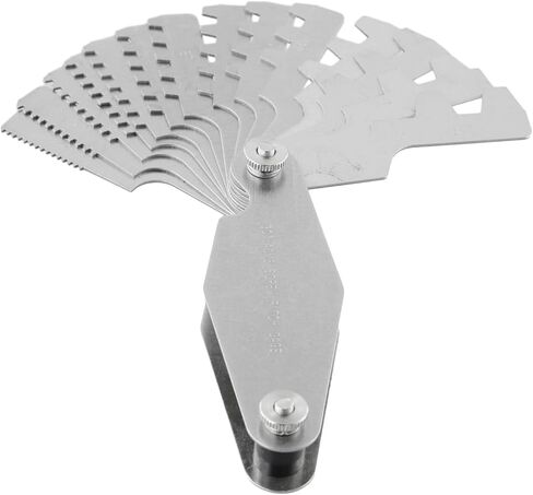 الفولاذ المقاوم للصدأ لـ ACME TR30 Gauge 30 درجة المسمار أداة قياس 2P-20p 14 شفرات in Saudi Arabia