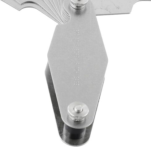 الفولاذ المقاوم للصدأ لـ ACME TR30 Gauge 30 درجة المسمار أداة قياس 2P-20p 14 شفرات in Saudi Arabia