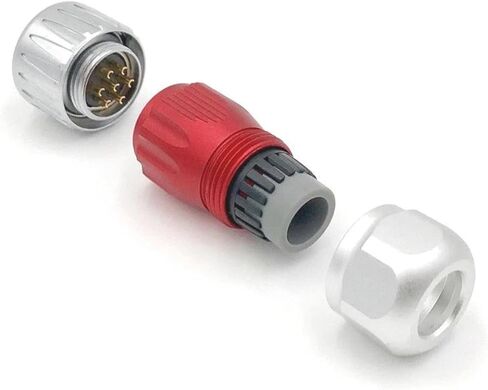 7 دبوس الطاقة الدائرية موصل الإناث في الهواء الطلق مقاوم للماء IP67 Metal M20 in Kuwait