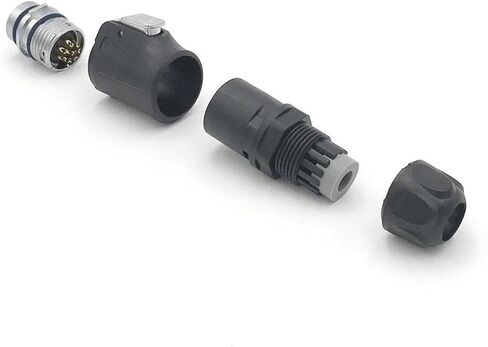 8-pin M16 size power signal connector male and female socket outdoor IP67 in Saudi Arabia