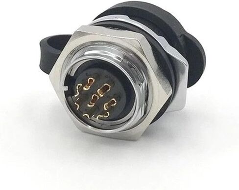 8-pin M16 size power signal connector male and female socket outdoor IP67 in Saudi Arabia