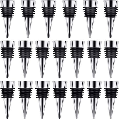 Wine Stopper, Reusable Decorative Bottle Stoppers for Kitchen, Bar, Gifts, Holiday Party, Wedding (20 Pack) in Saudi Arabia