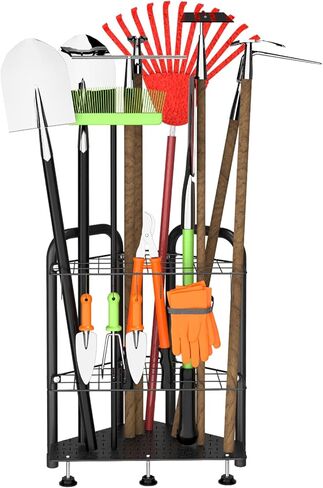 Jonkehai Garden Tool Organizer Yard Tool Organizer Grage Grage Tool Tool and Storage Garden Tool Tool Storage Myard Tool Tool Tool حامل أداة للمرآب أدوات الفناء الطويلة للتخزين in Kuwait