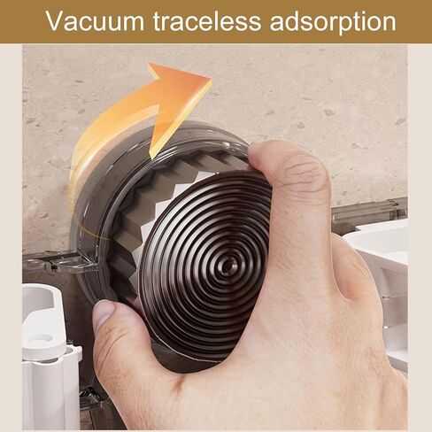 شماعات ممسحة شماعات المكنسة ، جدار جبل ممسحة ، لا يوجد ثقب مطلوب منظم شماعات المكنسة للحمام ، المطبخ ، غرفة الغسيل ، حديقة منزلية ، تخزين المرآب ورفف التنظيم (شفاف) in Kuwait