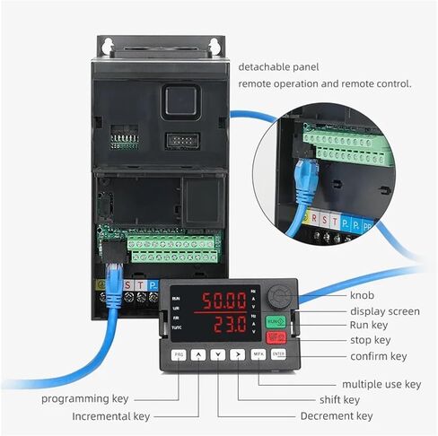 محول ثلاث مراحل SU830 0.75-22KW محول التردد 220V (5.5KW-7HP) in Saudi Arabia