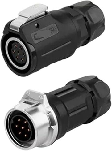 موصل الطاقة بحجم 7 دبوس ، كابل إلى الكابل ، IP67 مقاوم للماء في الهواء الطلق in Kuwait