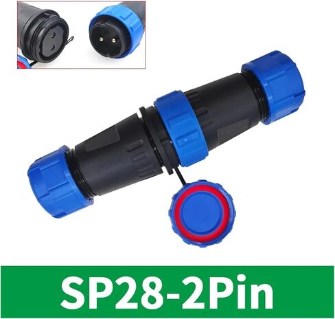 SP28 waterproof docking connector set IP68 2/3/4/5/6Pin tin-lead soldering pins(2P) in Kuwait