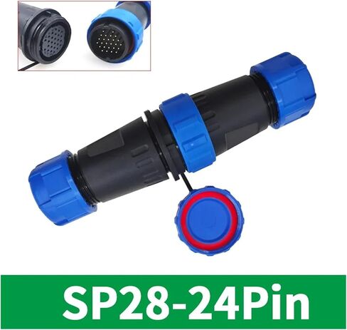 SP28 waterproof docking connector set IP68 2/3/4/5/6Pin tin-lead soldering pins(2P) in Kuwait