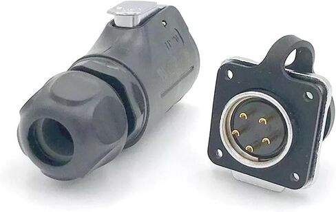 5-pin power signal connector female and male socket outdoor waterproof IP67 in Saudi Arabia