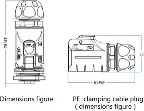 5-pin power signal connector female and male socket outdoor waterproof IP67 in Saudi Arabia