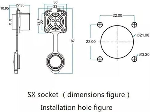 5-pin power signal connector female and male socket outdoor waterproof IP67 in Saudi Arabia