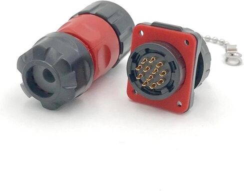 12 pin power signal connector female and male socket waterproof outdoor IP67 in Saudi Arabia