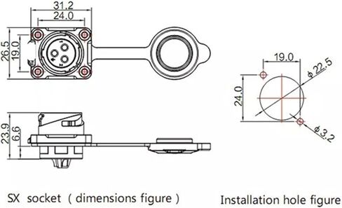 12 pin power signal connector female and male socket waterproof outdoor IP67 in Saudi Arabia