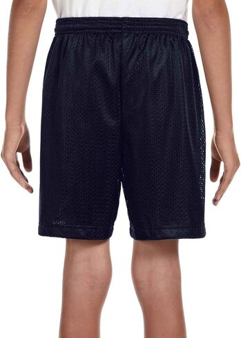A4 NB5301 Youth Tricot-Lined 6 Mesh Shorts Navy Large in Saudi Arabia