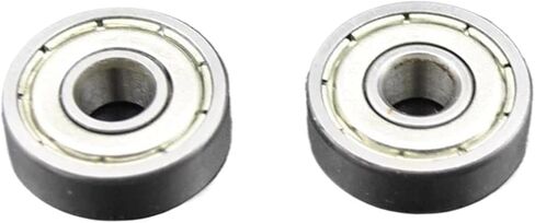 10pcs أعماق الكرة الأخدود تحمل كروم الصلب مصغرة المحمل 605zz 5 * 14 * 5mm in Saudi Arabia