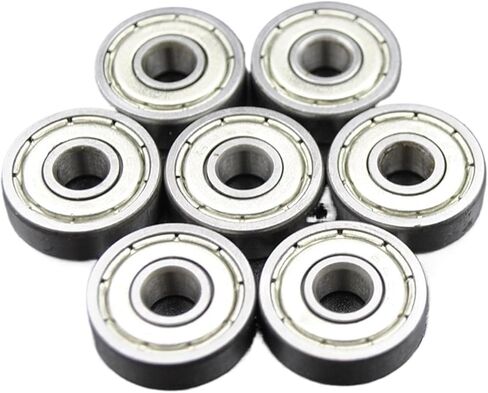 10pcs أعماق الكرة الأخدود تحمل كروم الصلب مصغرة المحمل 605zz 5 * 14 * 5mm in Saudi Arabia