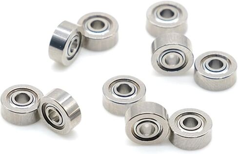 MR62ZZ Bearing 2x6x2.5mm Miniature MR62 ZZ Ball Bearings Chrome Steel Quality R-620 W52 10pcs (623zz 3x10x4) in Saudi Arabia