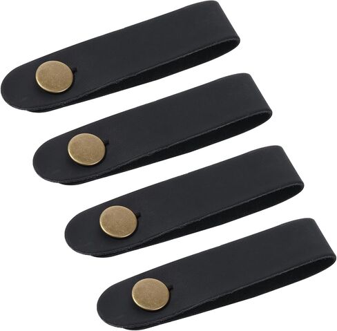 4pcs Leather Guitar Neck Strap, Ukulele Acoustic Guitar Headstock Strap Tie with Button for Guitars Amp Headphone Adapter, Straps Lock Straps Adapte Locking Guitars Accessories for Electric Bass in Saudi Arabia