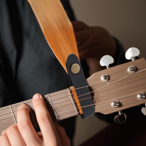 4pcs Leather Guitar Neck Strap, Ukulele Acoustic Guitar Headstock Strap Tie with Button for Guitars Amp Headphone Adapter, Straps Lock Straps Adapte Locking Guitars Accessories for Electric Bass in Saudi Arabia