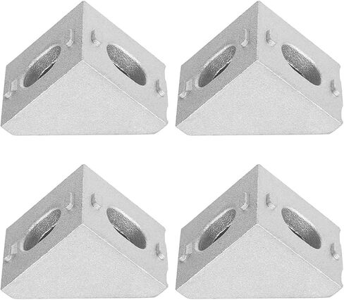 20pcs 2020 Angle Bracket Aluminum Extrusion Angle Bracket Right Angle T Slot Angle Bracket Support Aluminum Extrusion Profile in Saudi Arabia