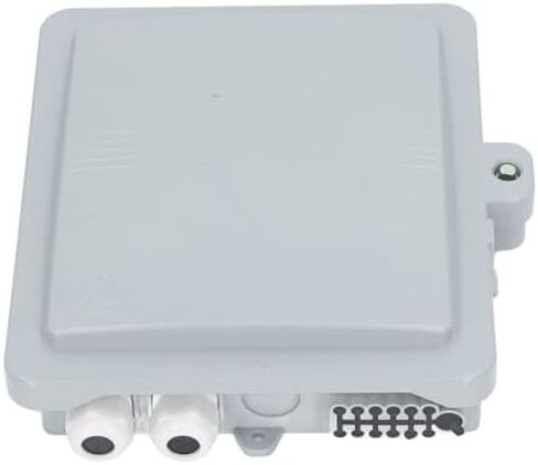 Optical Fiber 12 Core Waterproof Fiber Optic Splitter Box for SC FC PLC, FTTH Optical Splicing Box, Compact Design, Material in Saudi Arabia