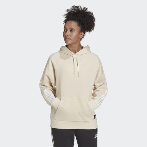 adidas Future Icons 3-Stripes Sweatshirt Women's, White, Size L in Saudi Arabia