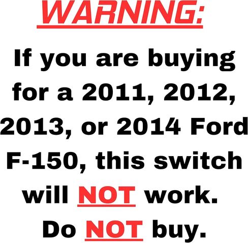 SWITCHDOCTOR Window Master Switch and Black Bezel Set for 2011-2014 Ford F-150 F150 (Double Cab, Crew) in Kuwait