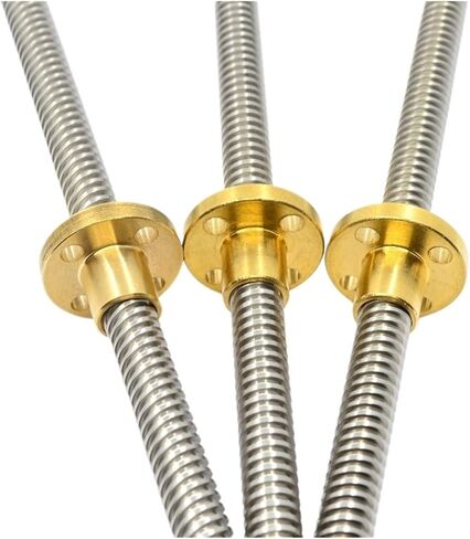 كرات معدنية المسمار 1pc T18 منحرف قضيب قضيب الرصاص الخيط 18 مم الرصاص 4 مم مع طول الجوز النحاسي 100 مم-1200 مم (850 مم) in Kuwait