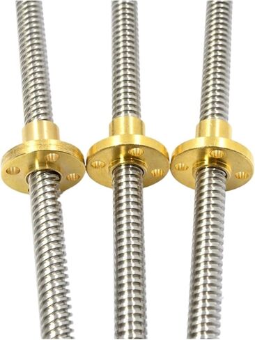كرات معدنية المسمار 1pc T18 منحرف قضيب قضيب الرصاص الخيط 18 مم الرصاص 4 مم مع طول الجوز النحاسي 100 مم-1200 مم (850 مم) in Saudi Arabia