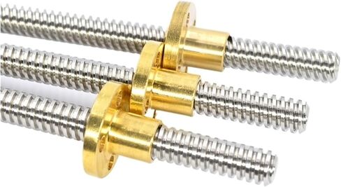 كرات معدنية المسمار 1pc T18 منحرف قضيب قضيب الرصاص الخيط 18 مم الرصاص 4 مم مع طول الجوز النحاسي 100 مم-1200 مم (850 مم) in Saudi Arabia