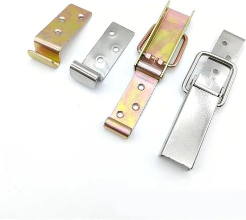 DK502 Two Kinds of Materials Heavy-Duty Folding Air Box Handle with Embedded Thickened Cover Ring Handle 2Pcs(2pcs-502-Iron) in Saudi Arabia